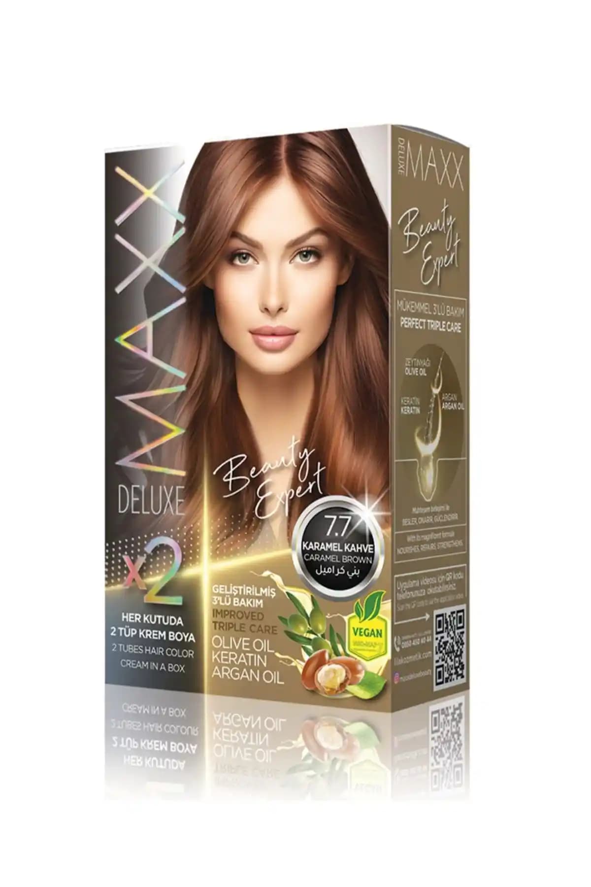 MAXX DELUXE Beauty Expert Saç Boyası Karşılaştırması: Karamel Kahve ve Altın Karamel Ürünleri