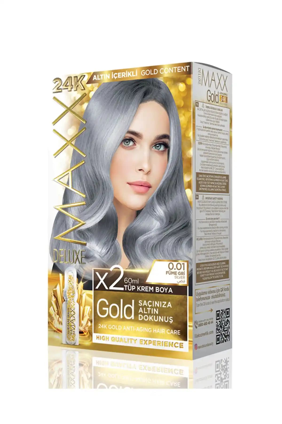 MAXX DELUXE Golden ve Palette U71 Elmas Grisi Saç Boyası Karşılaştırması