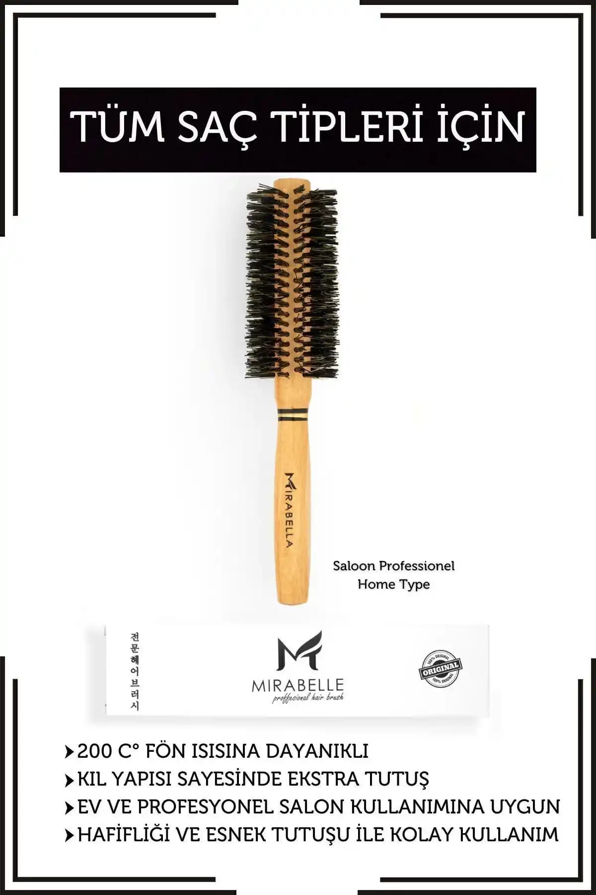 Mirabelle Doğal At Kılı ve Topuz Fırçası Karşılaştırması Saç Şekillendirme Tercihleri