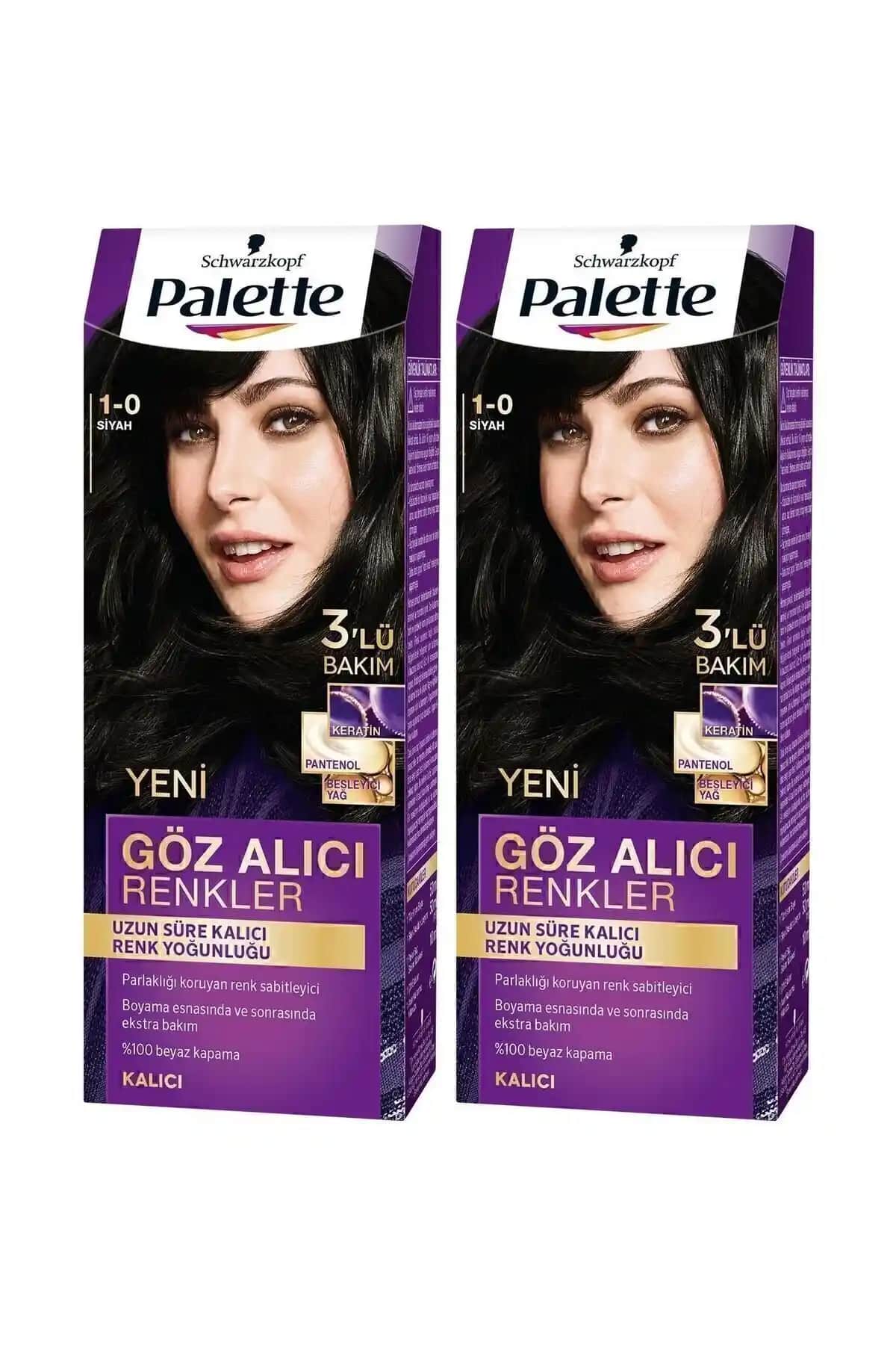 Palette Göz Alıcı Renkler ve Siyah Saç Boyası Karşılaştırması: Özellikler ve Kullanıcı Yorumları