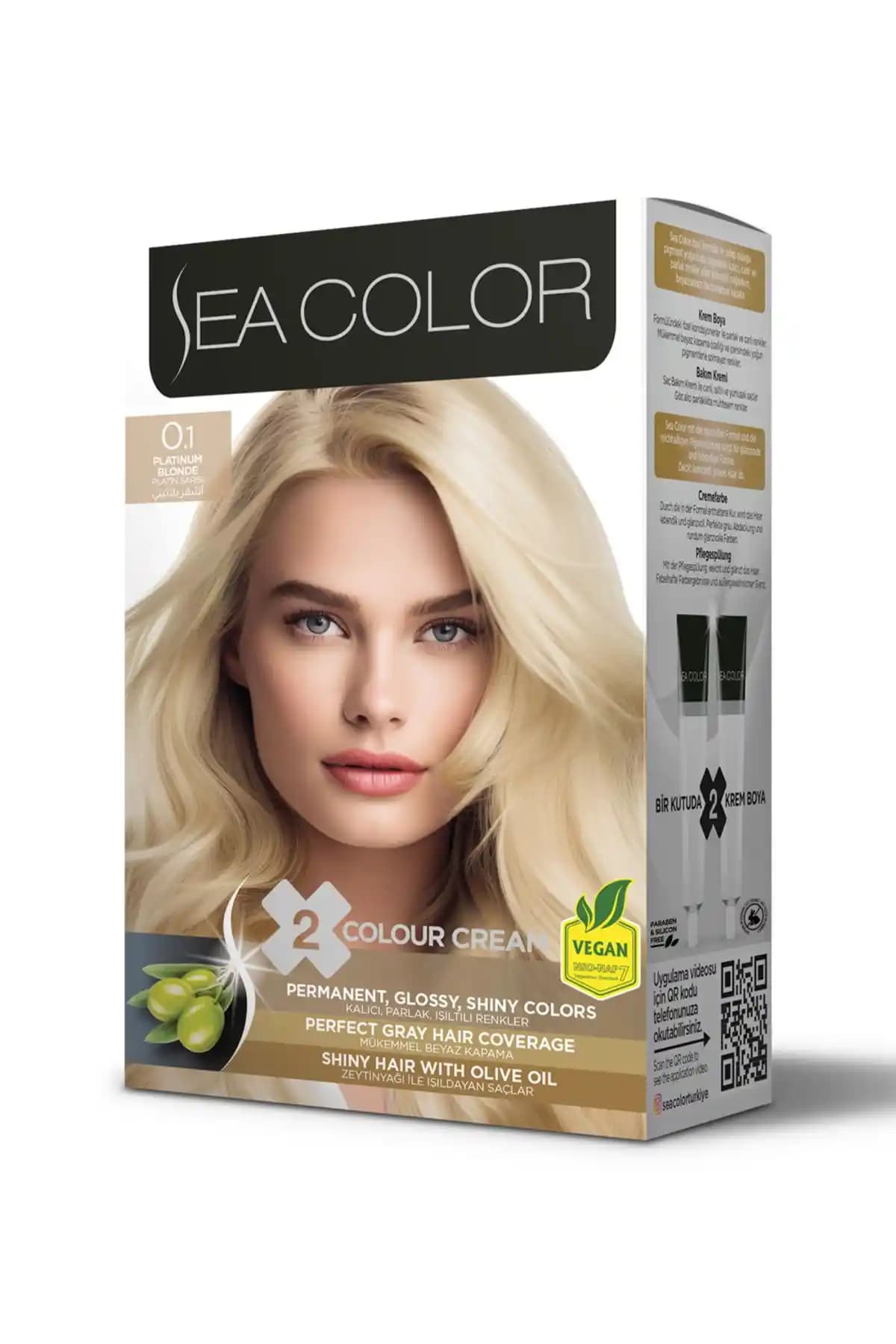 Sea Color 0.1 Platin Sarısı ve Homecolorist 0.1 İnci Tozu Saç Boyası Karşılaştırması
