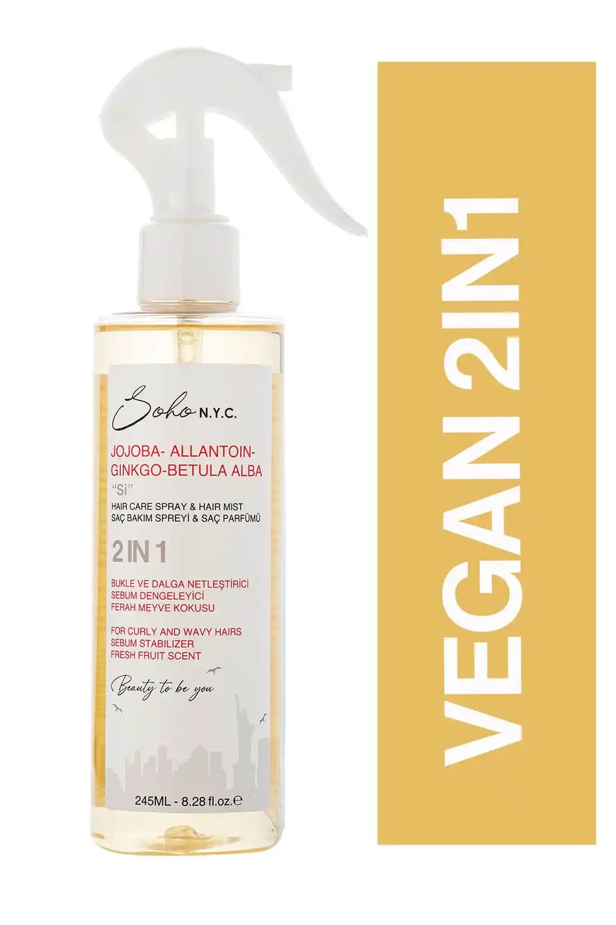 Soho N.Y.C. Vegan Saç Spreyleri Karşılaştırması: Dalgalı ve Normal Saçlar İçin Uygun Seçenekler