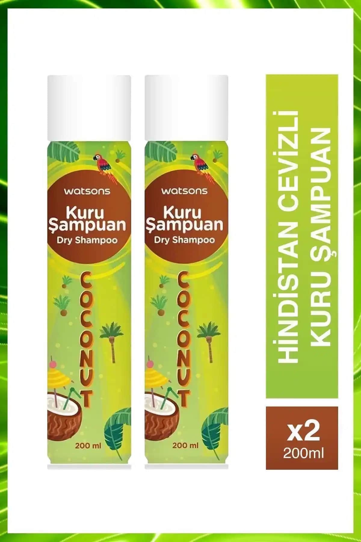 Watsons Kuru Şampuan Coconut ve Volumizer Karşılaştırması Saç Temizliği ve Hacim İçin