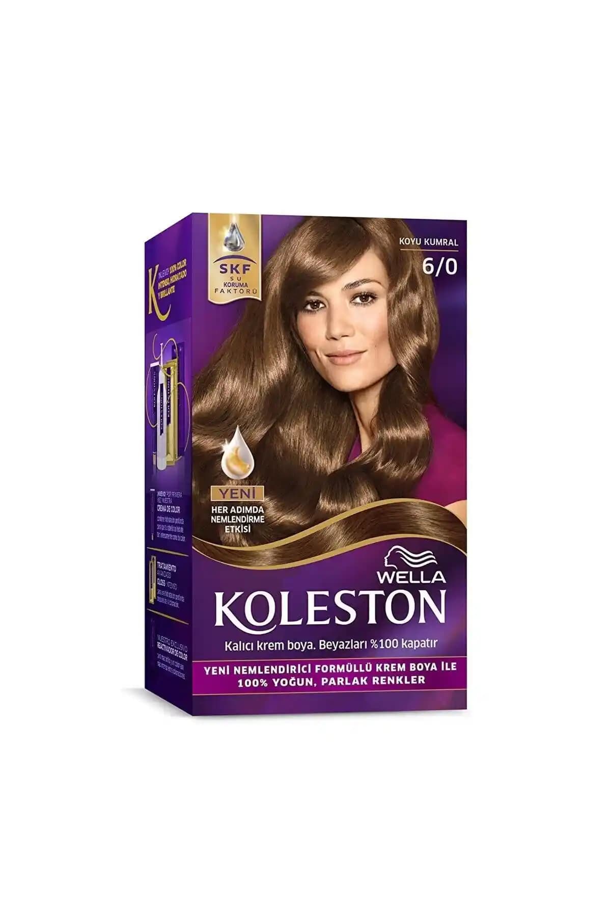 Wella Koleston Kıt 6/0 ve Kit 5/0 Açık Kahve Saç Boyası Karşılaştırması