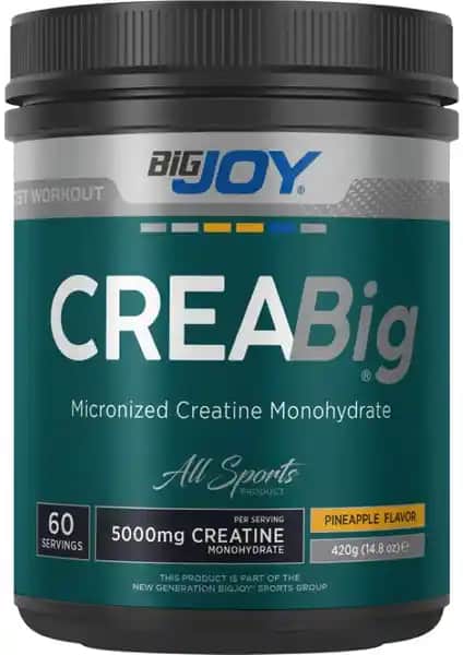 Bigjoy Sports Creabig Powder Kreatin: Performans Artırıcı ve Kullanım Bilgileri
