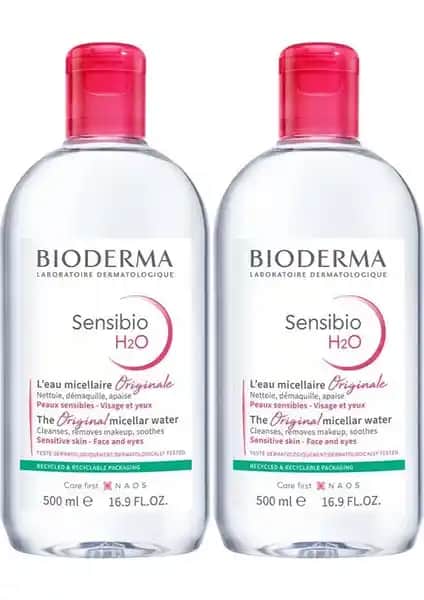 Bioderma Sensibio H2O 500 ml 2'li Paket ile Hassas Cilt Temizleme İmkanları