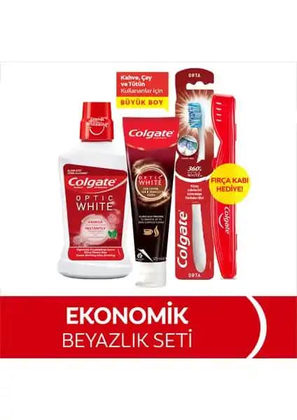 Colgate Optic White Diş Bakım Seti ile Ağız Sağlığınızı Geliştirin