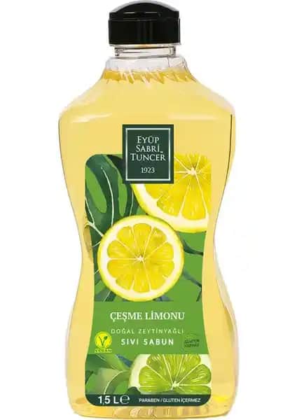 Eyüp Sabri Tuncer Sıvı Sabun Çeşme Limonu: Doğal ve Etkili Temizlik İmkanı