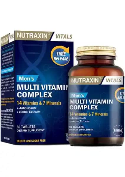 Nutraxin Erkekler İçin Özel Çoklu Vitamin Kompleksi İncelemesi ve Yararları