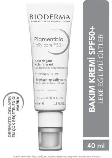 Pigmentbio Daily Care SPF50+: Leke Karşıtı ve Aydınlatıcı Güneş Kremi Hakkında Bilgiler