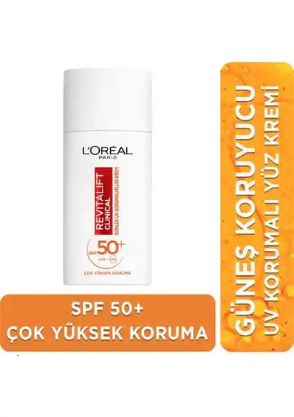 Revitalift Clinical SPF 50+ Güneş Kremi ile Cilt Koruma ve Nemlendirme