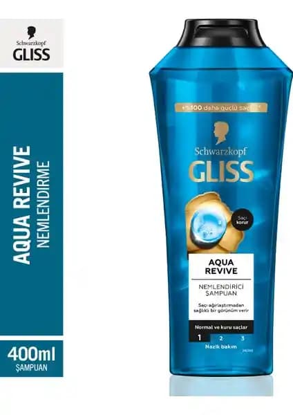 Schwarzkopf Gliss Aqua Revive: Kuru Saçlar için Nemlendirici Şampuan İncelemesi