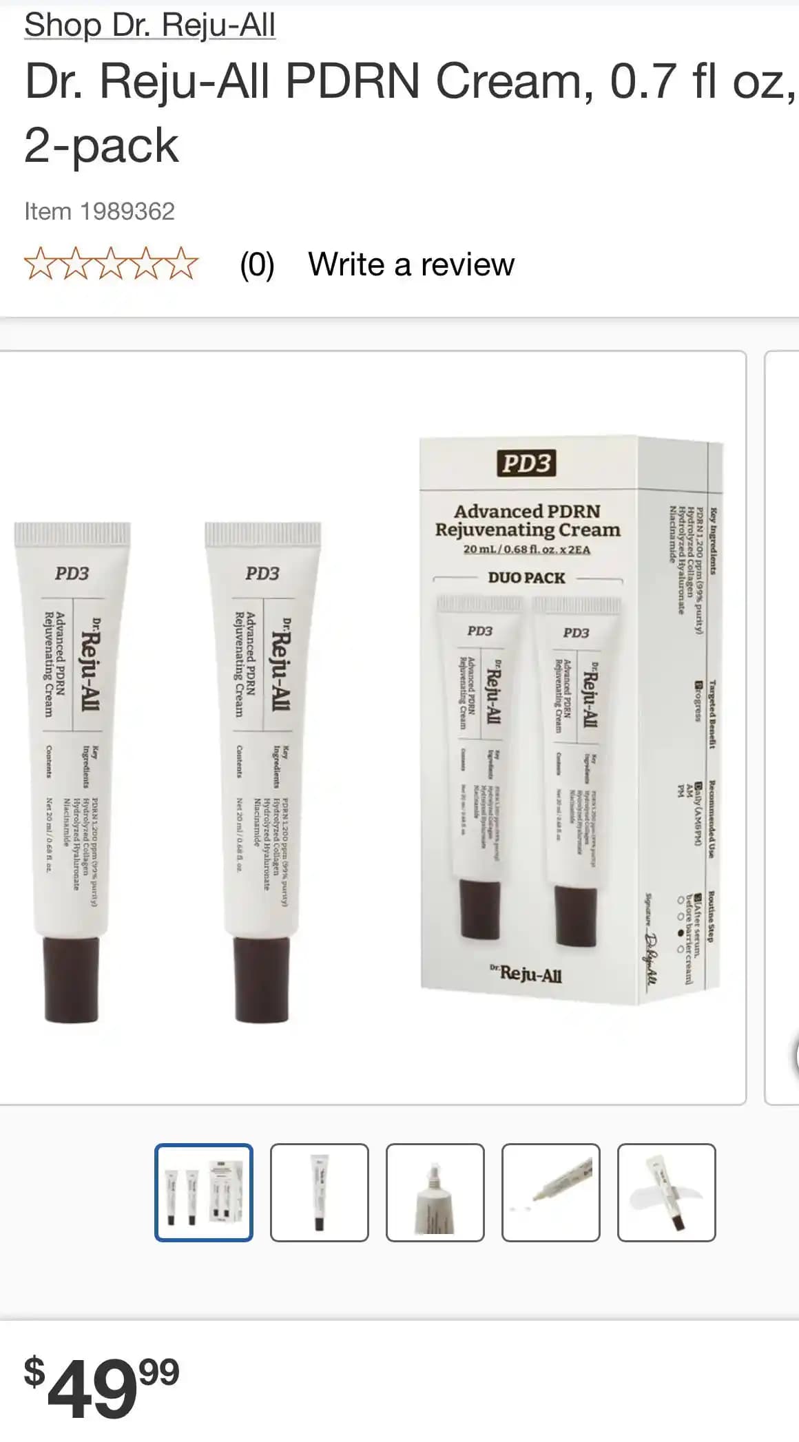 Dr. Reju-All Kremi: PDRN İçerikli Cilt Yenileyici ve Costco Online Satışları