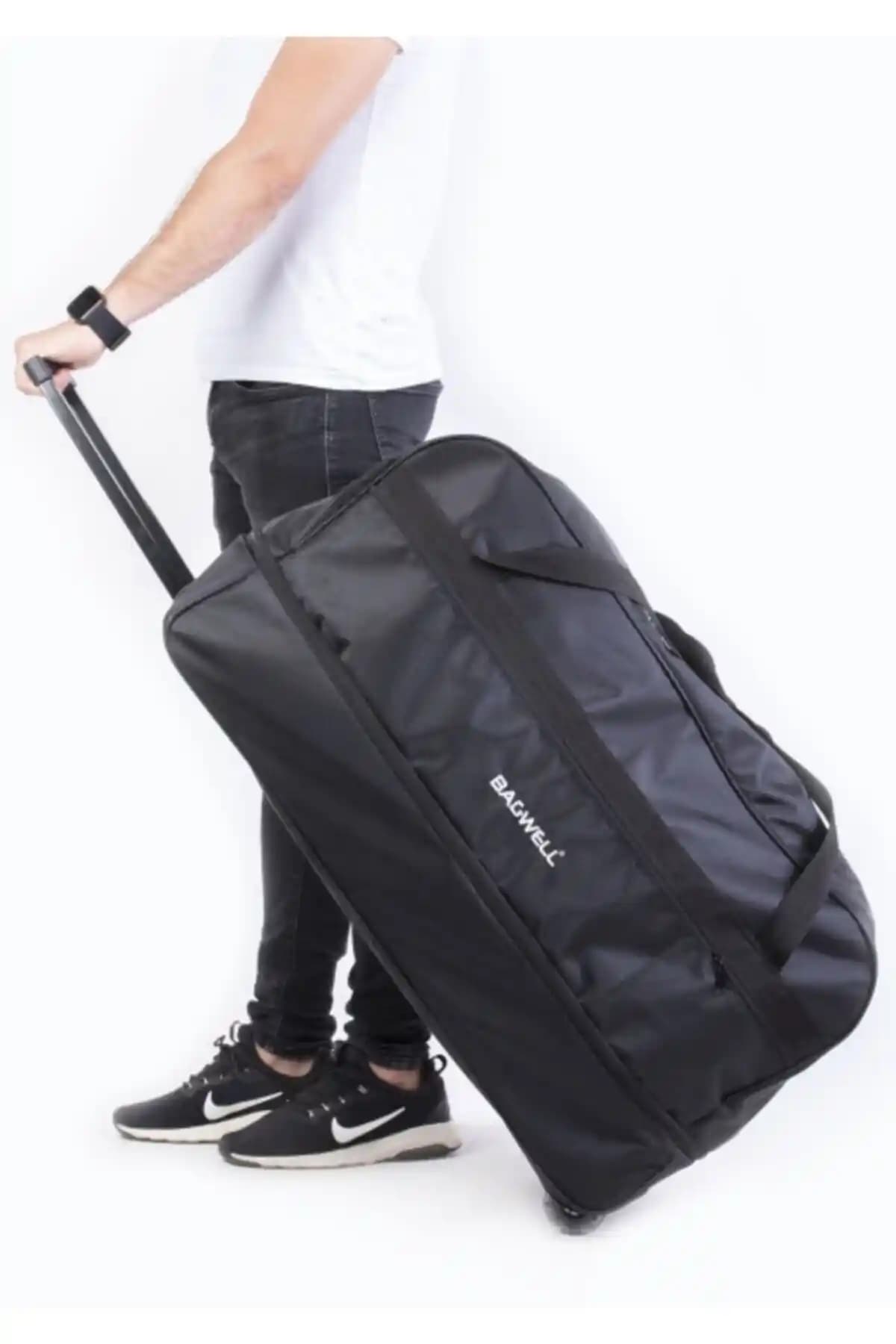 BAGWELL 3 Tekerlekli Körüklü Büyük Boy Valiz: Şık ve Pratik Seyahat Çözümü