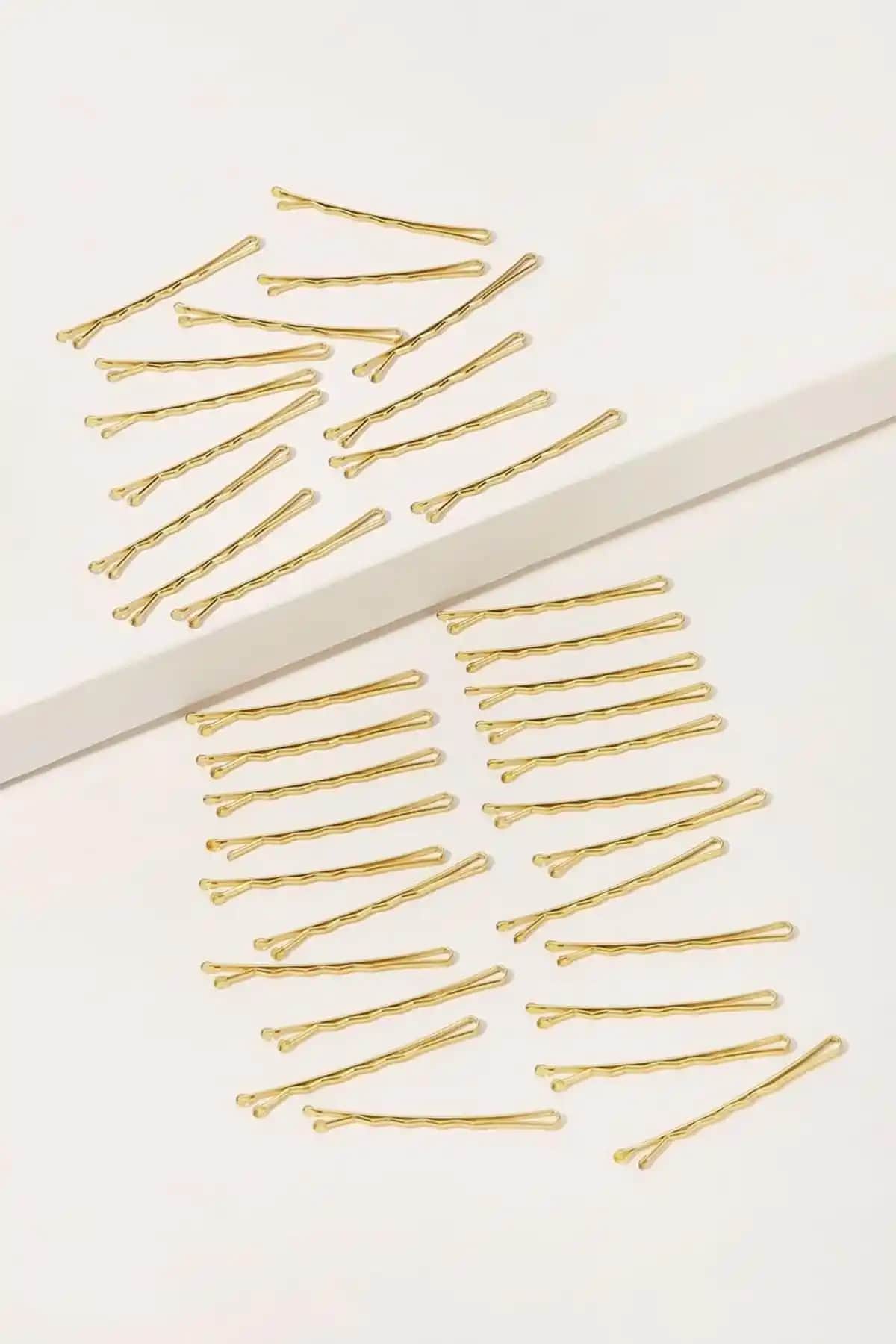 BAHELS 100'lü Altın Renkli Saç Tokası Seti: Şıklık ve İşlevsellik Bir Arada