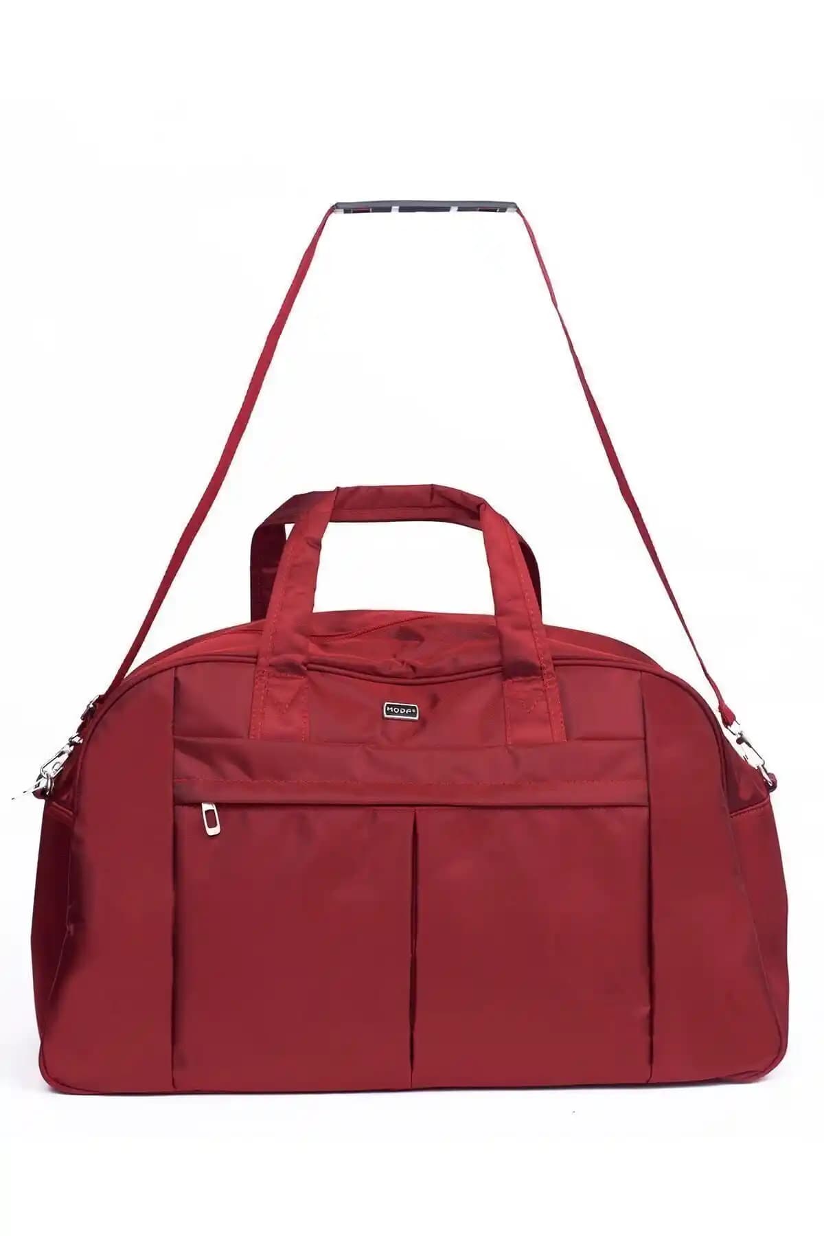 Moda Çanta Moda 8055 Bordo Büyük Boy Seyahat Çantası Günlük ve Seyahat Kullanımı İçin