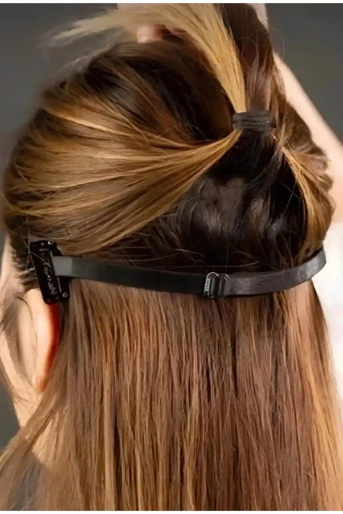 Monalisa Siyah Yüz Germe Botoks Tokası: Estetik ve Kullanışlı Saç Aksesuarı