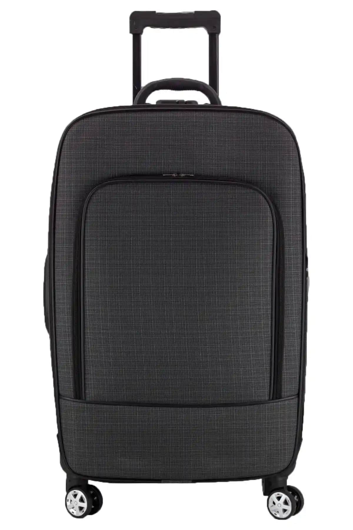ÖNTAN Ekonomik Unisex Kumaş Kırılmaz 4 Tekerlekli Valiz: Dayanıklı ve Şık Seyahat Partneri