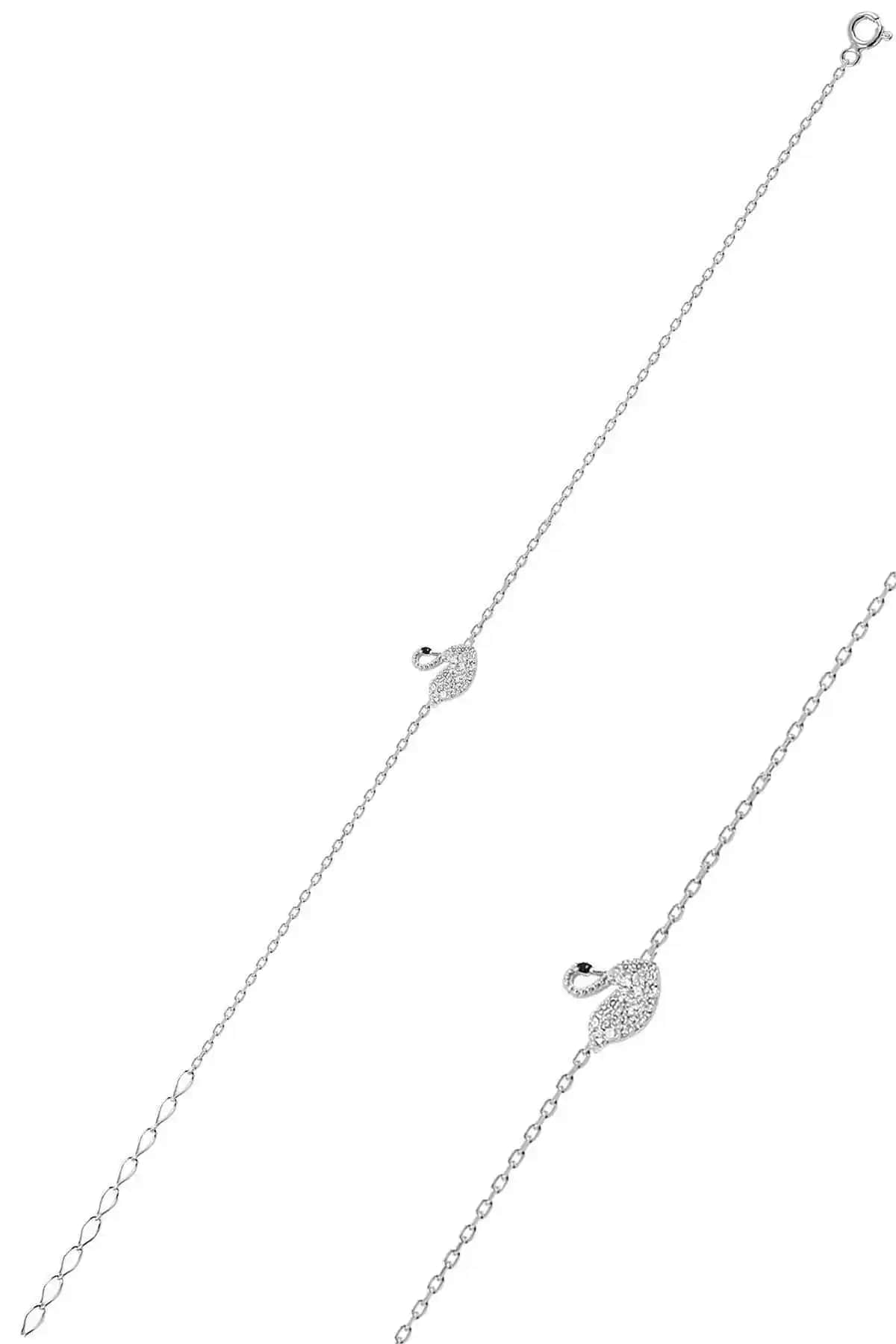 Söğütlü Silver Gümüş Rodyumlu Kuğu ve Kalp Bileklikleri Karşılaştırması