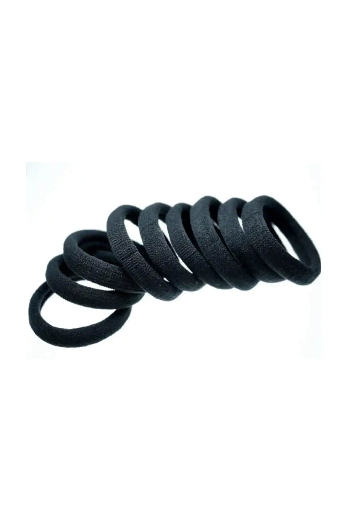 Star Siyah Saç Lastiği 30'lu Paket Şık ve Dayanıklı Saç Aksesuarı