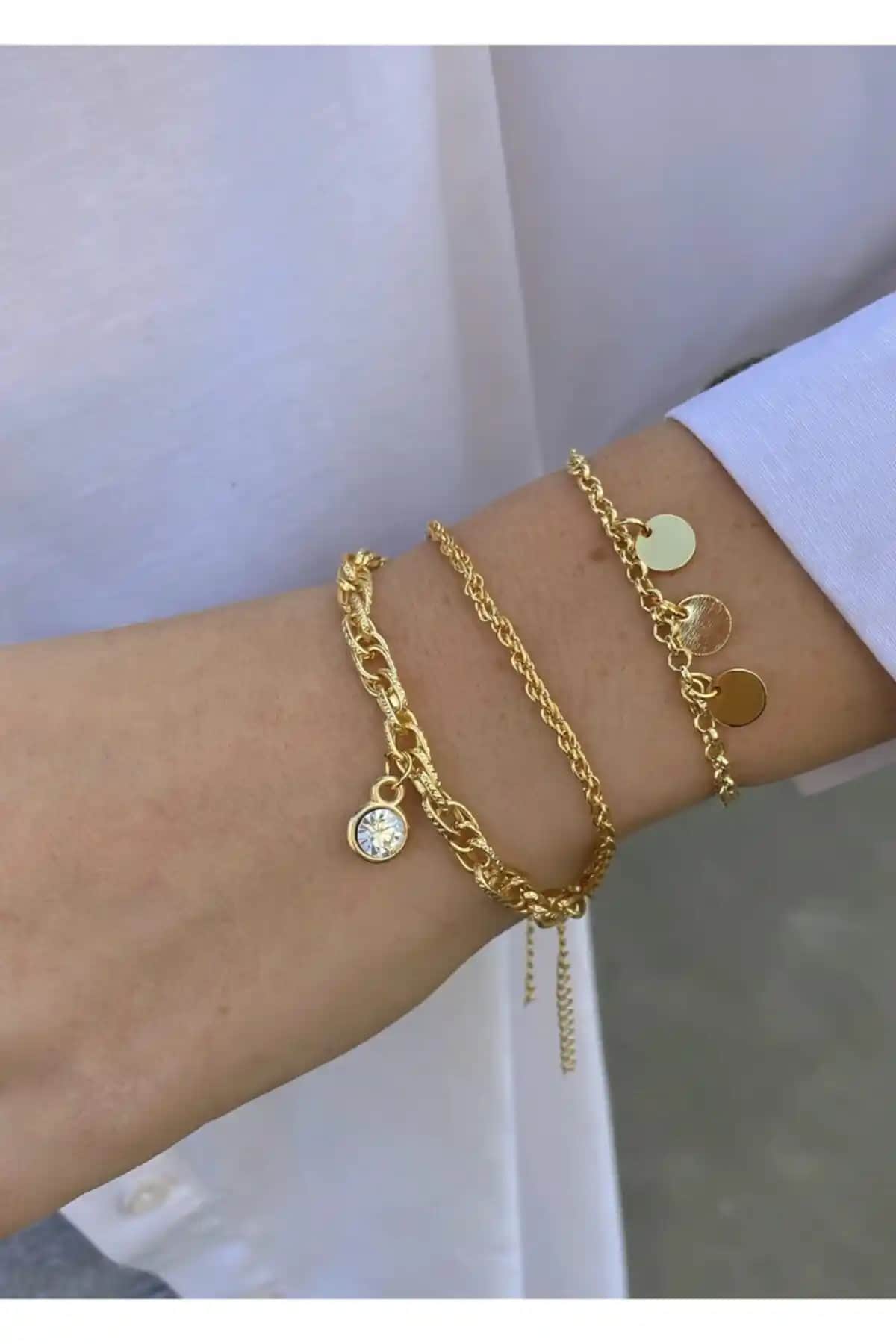 TakıTarzım 3’lü Set Kombin Bileklik: Çok Renkli ve Şık Aksesuar Seçeneği