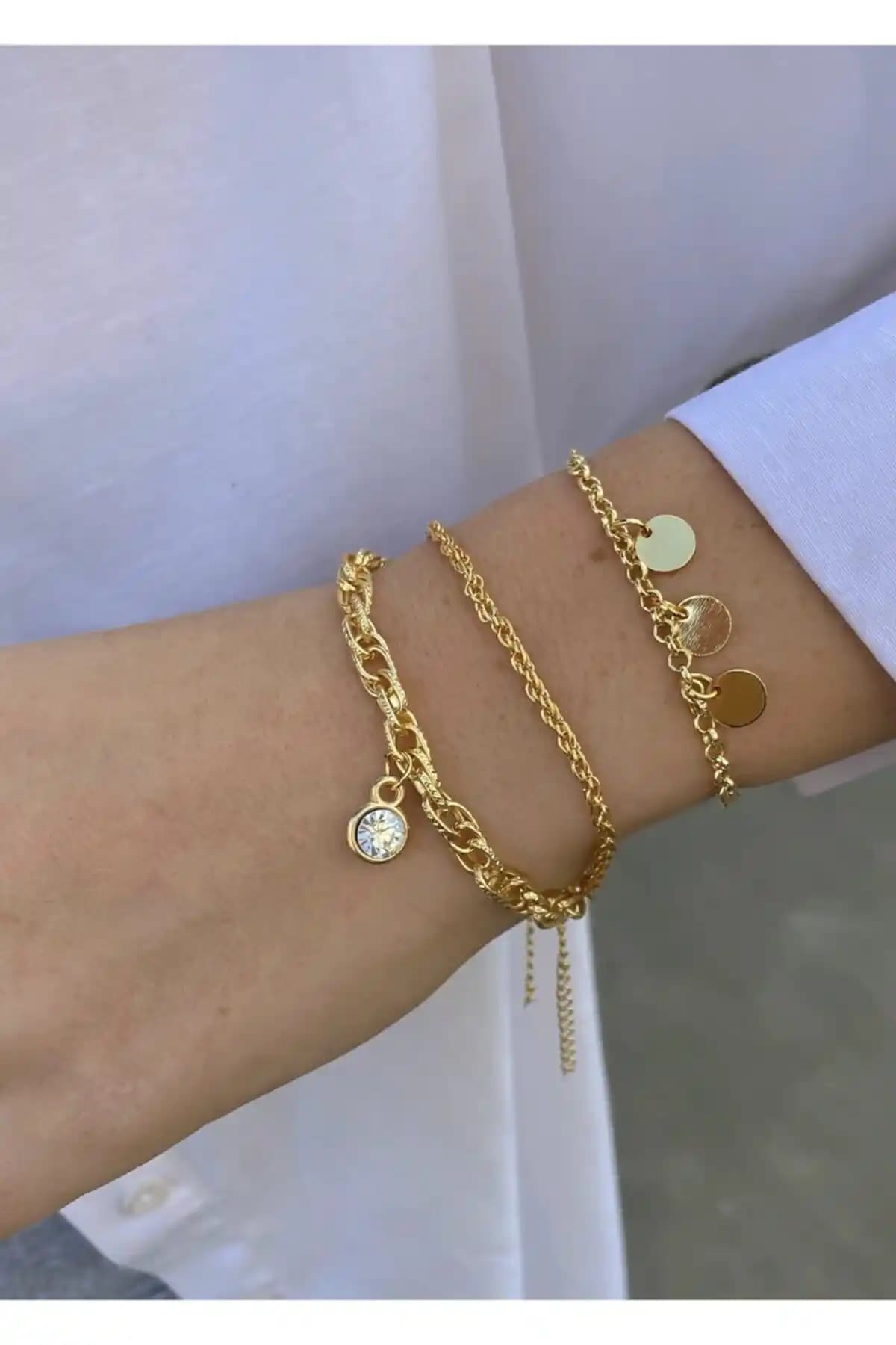 TakıTarzım 3’lü Set Kombin Bileklik: Çok Renkli ve Şık Aksesuar Seçeneği