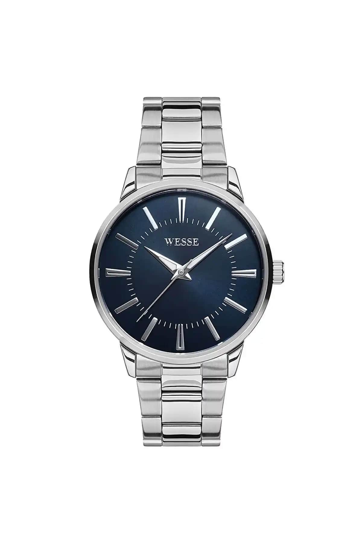 Wesse Wwg203804 Kadın ve Erkek Şık ve Dayanıklı Metalik Gri Kol Saati