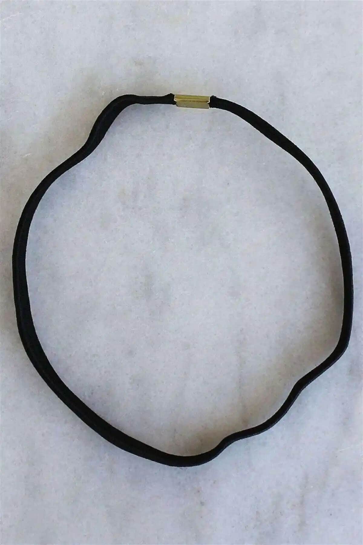 Zupimo Siyah Renk Dayanıklı ve Esnek Kalın Unisex Saç Bandı - Şıklık ve İşlevsellik Bir Arada