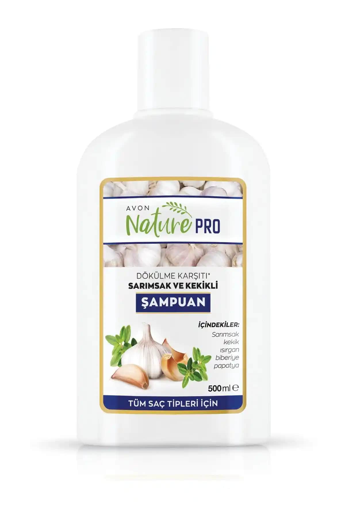 Avon Naturepro Sarımsak ve Kekikli Şampuan ile Sağlıklı Saç Bakımı