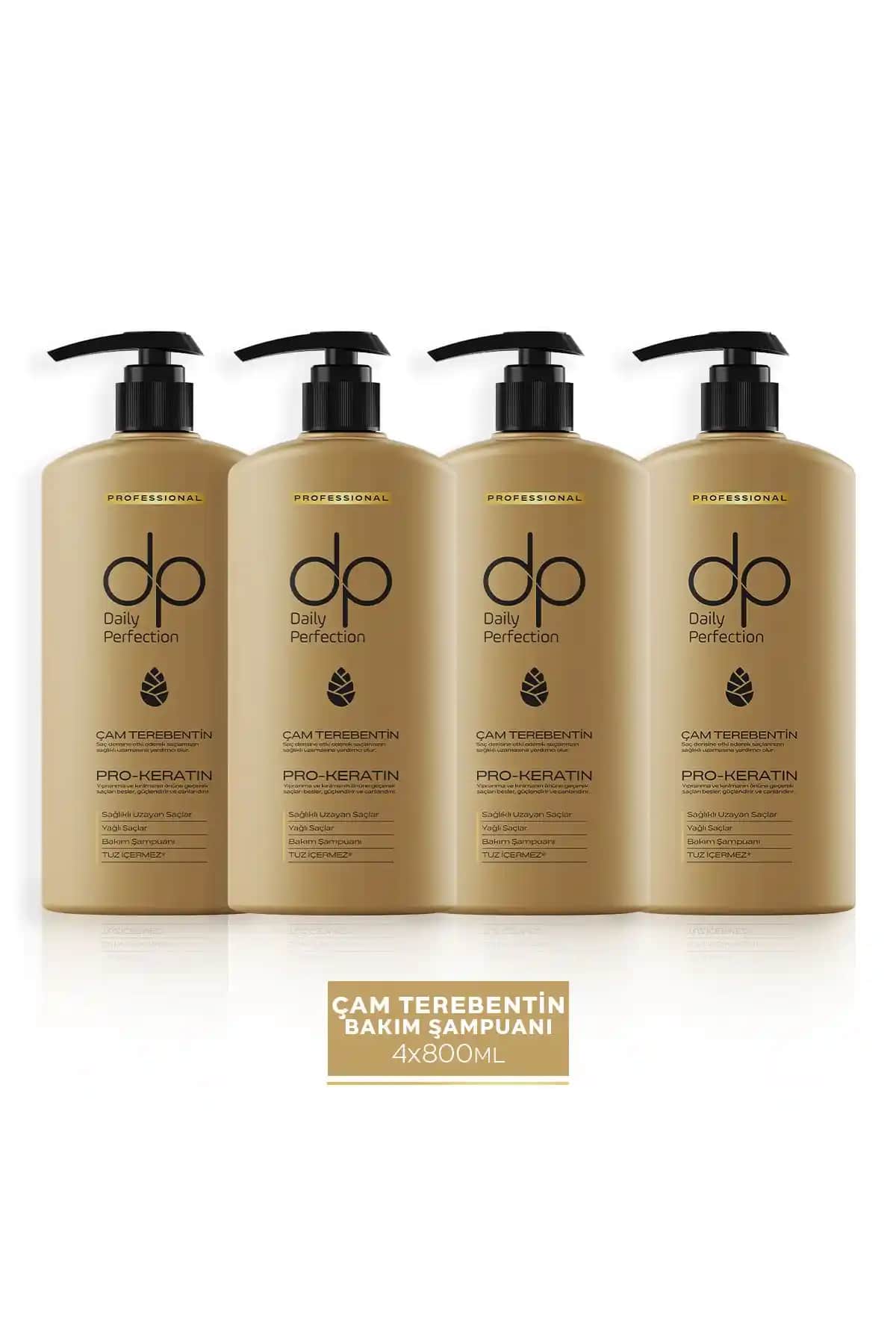 Dp Daily Perfection Şampuan Çam Terebentin: Yağlı Saçlar İçin Özel Formül