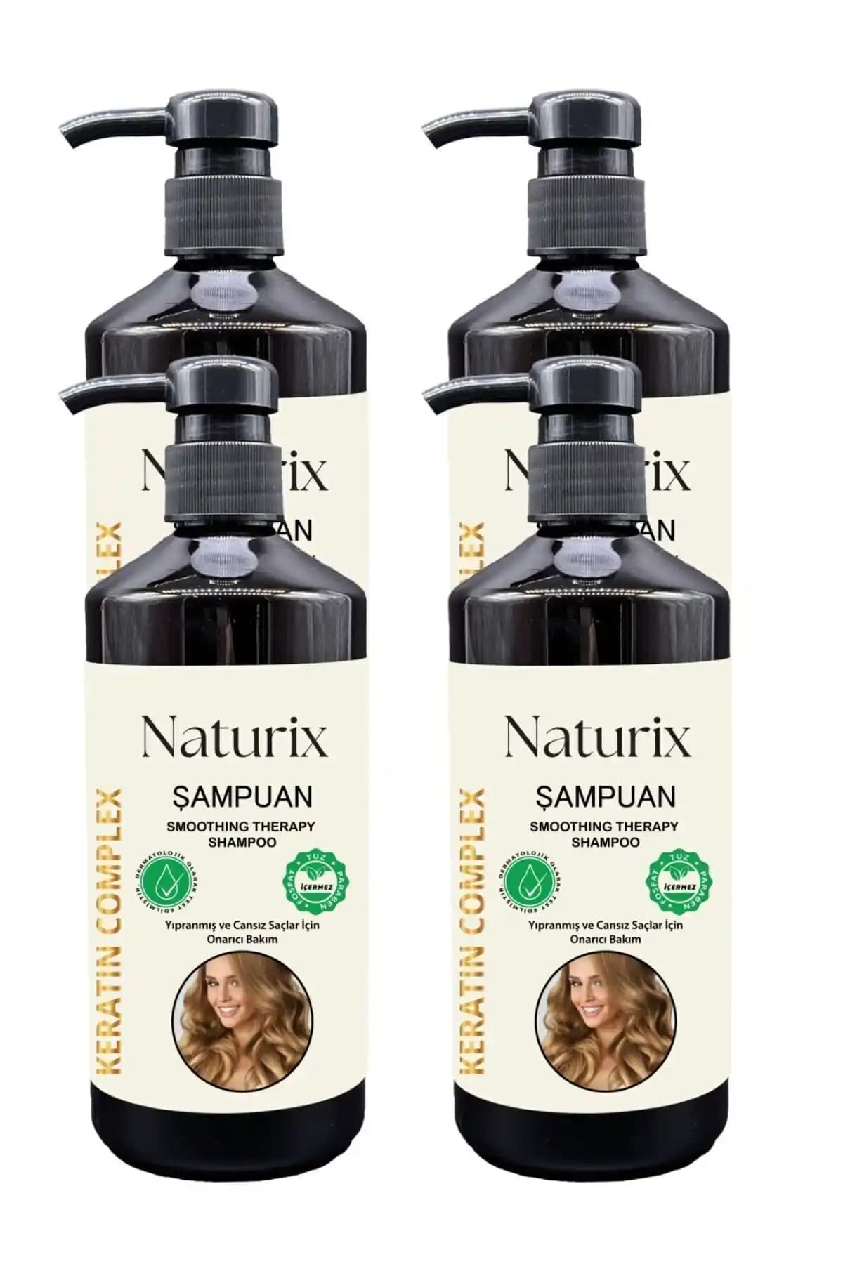 Naturix Onarıcı Bakım Tuzsuz Keratin Şampuanı ile Saçınıza Doğal Bakım