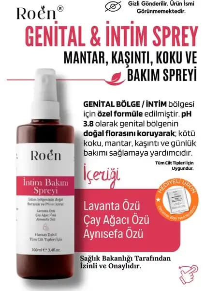 Roen Ürünleri Karşılaştırması: Genital Bölge Koku Giderme Spreyi ve Intim Yıkama Jeli 1