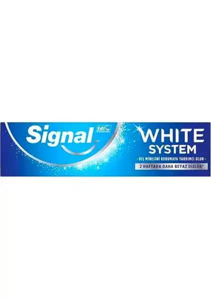 Signal White System Diş Macunu ve Güçlü Beyazlık Karşılaştırması