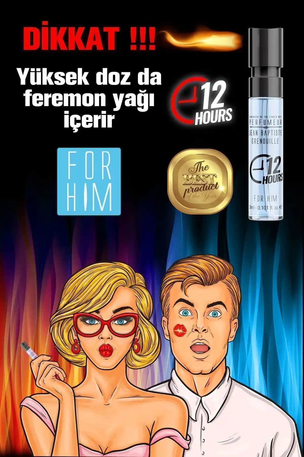 Jean Baptiste Grenouille 3 ml Feromon Parfüm: Cazibe ve Kalıcılık İçin İdeal Seçim