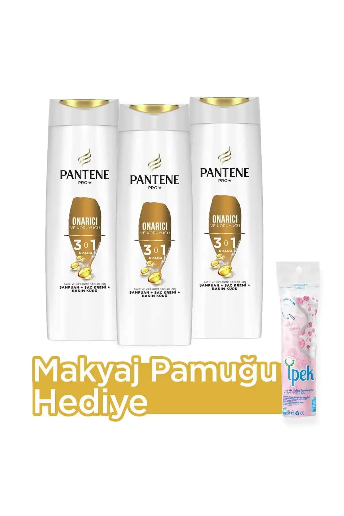 Pantene 3'ü 1 Arada Şampuan Krem Bakım Kürü: Saçlarınıza Pratik Bakım