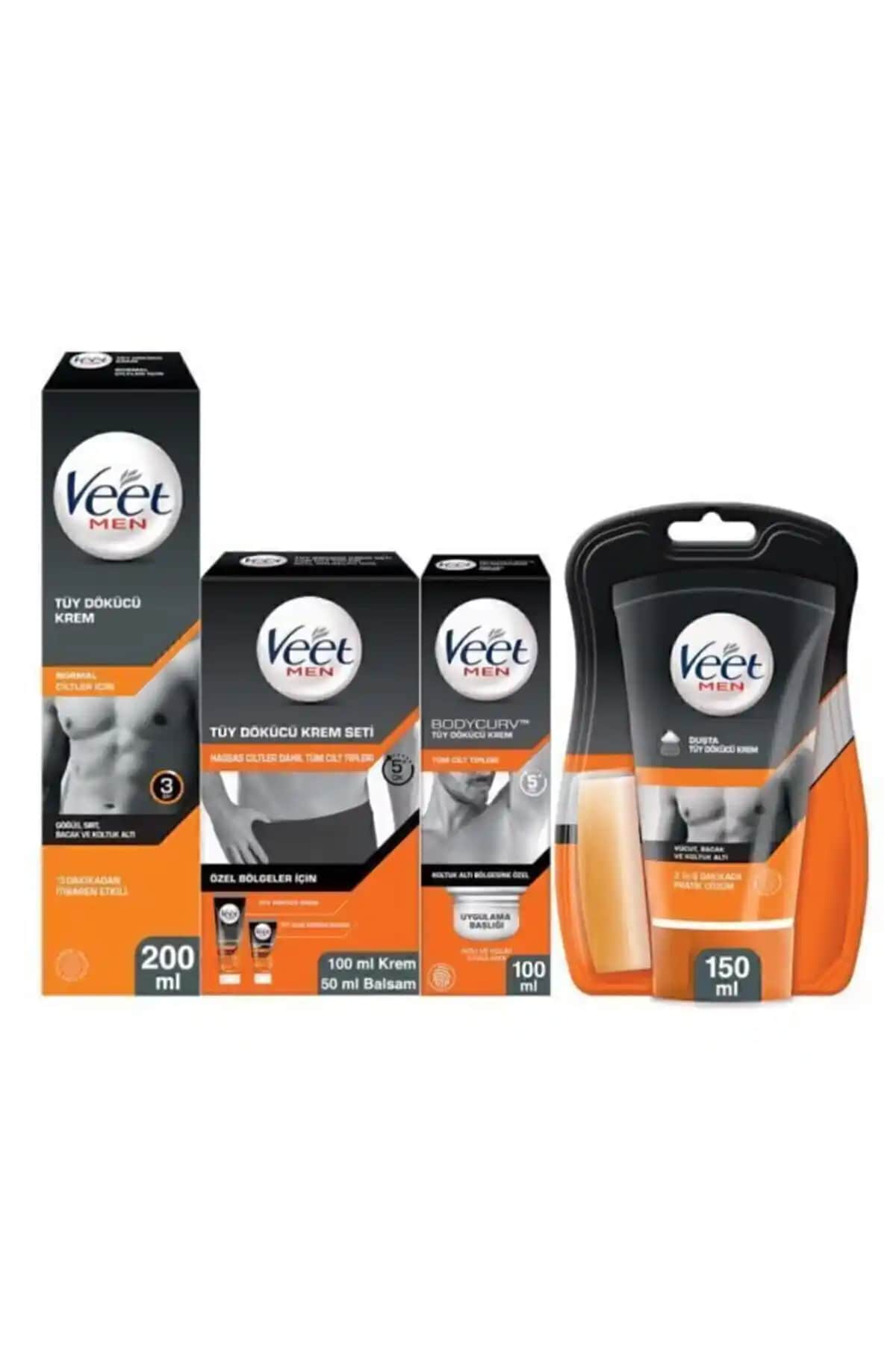 Veet Men Tüy Dökücü Krem Seti: Gelişmiş Formül ile Etkili Tüy Alma Çözümü