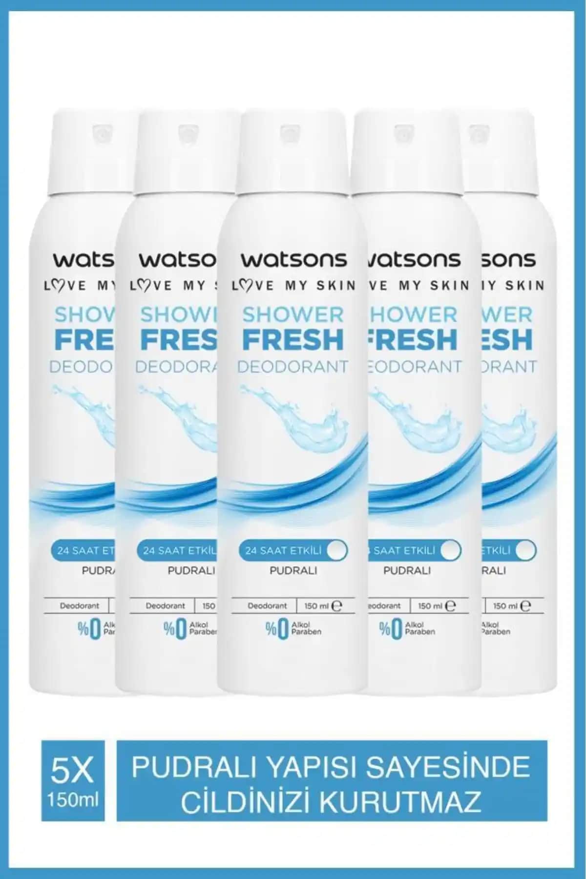 Watsons Shower Fresh Kapksz Deo Sprey: Günlük Ferah His İçin İdeal Seçim