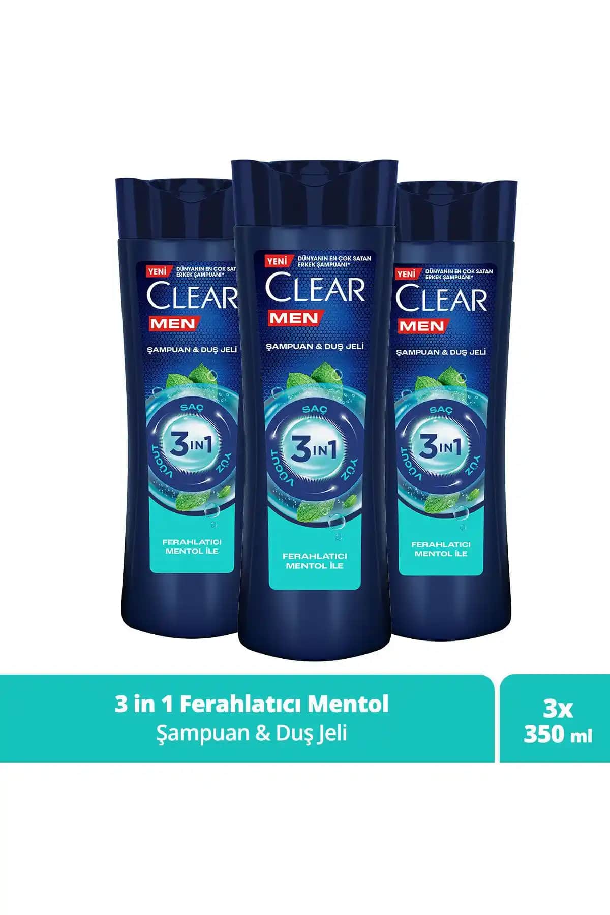 Clear Men 3 In 1 Şampuan ve Duş Jeli: Hem Ferahlatıcı Hem Ekonomik Çözüm