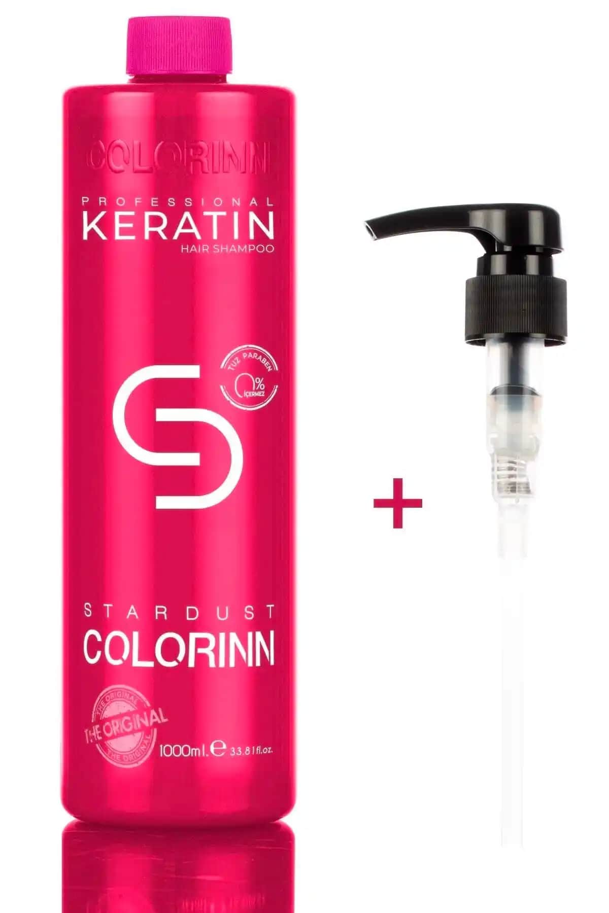 Colorinn Premium Keratin Tuzsuz Şampuan 1000ml: Saç Bakımında Devrim