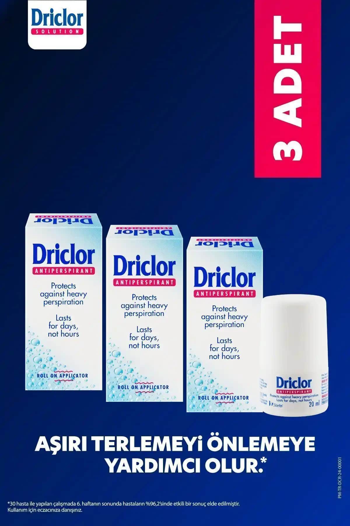 Driclor Aşırı Terleme Önleyici Antiperspirant Roll-On: Kullanımı ve Yorumları