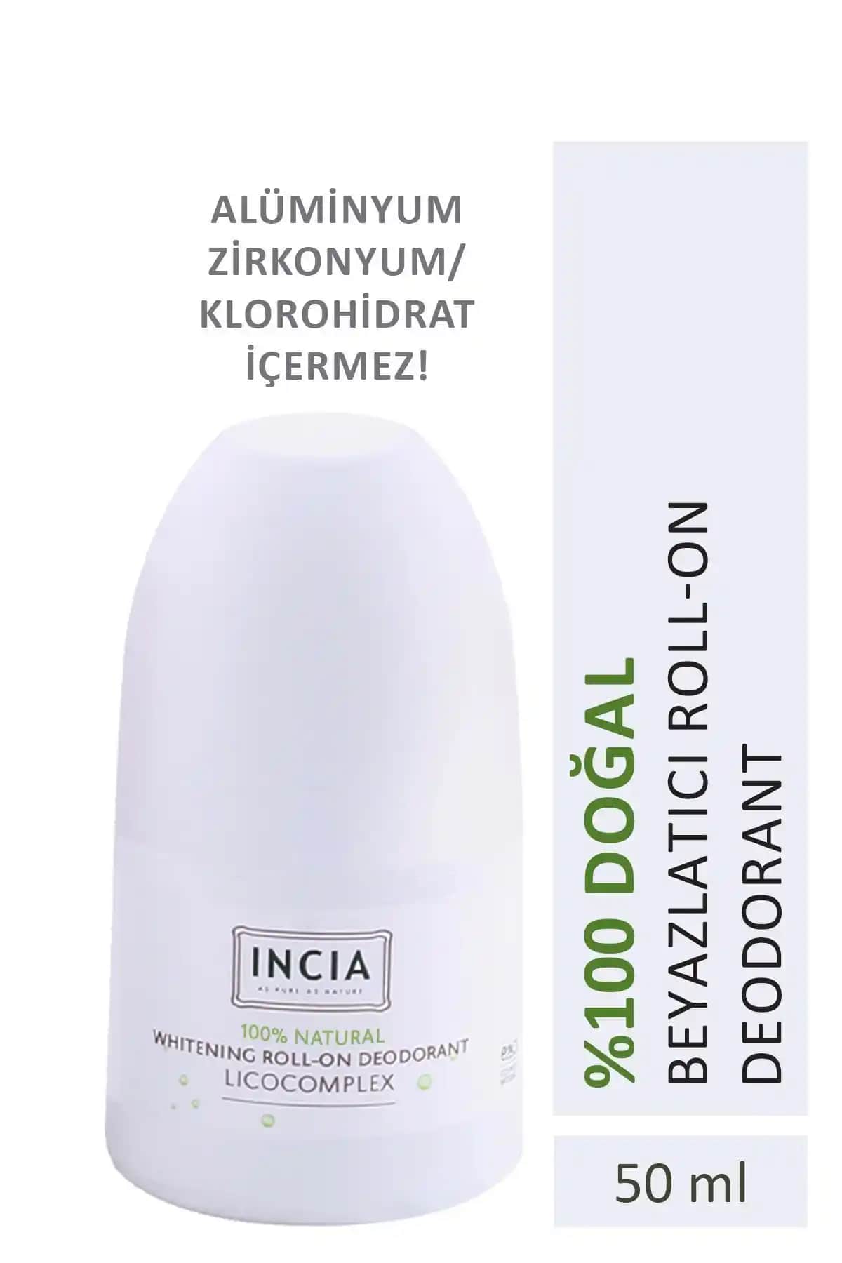 INCIA %100 Doğal Roll On Deodorant ile Ferah ve Etkili Koruma
