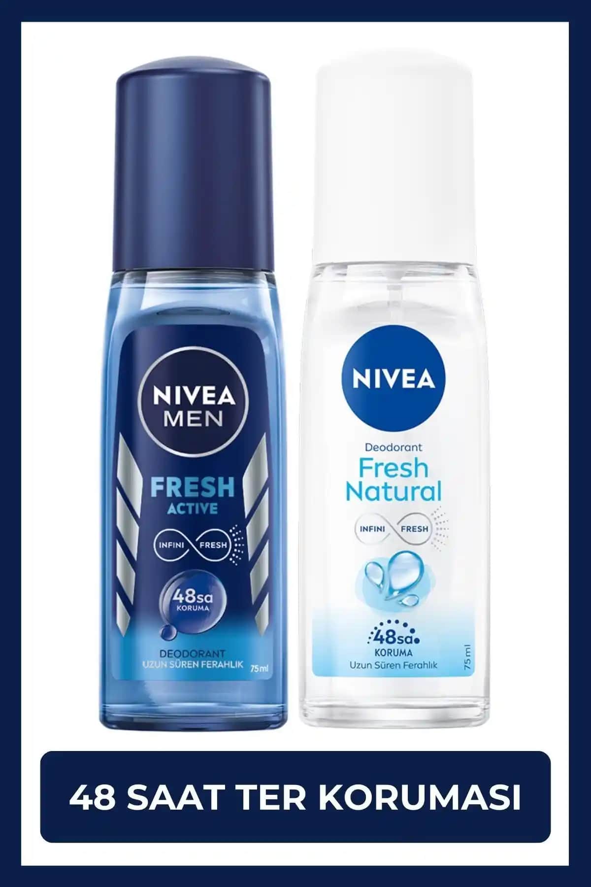 NIVEA MEN Ve Kadın Deodorantı: Ferahlık Ve Koruma Sağlayan Formül