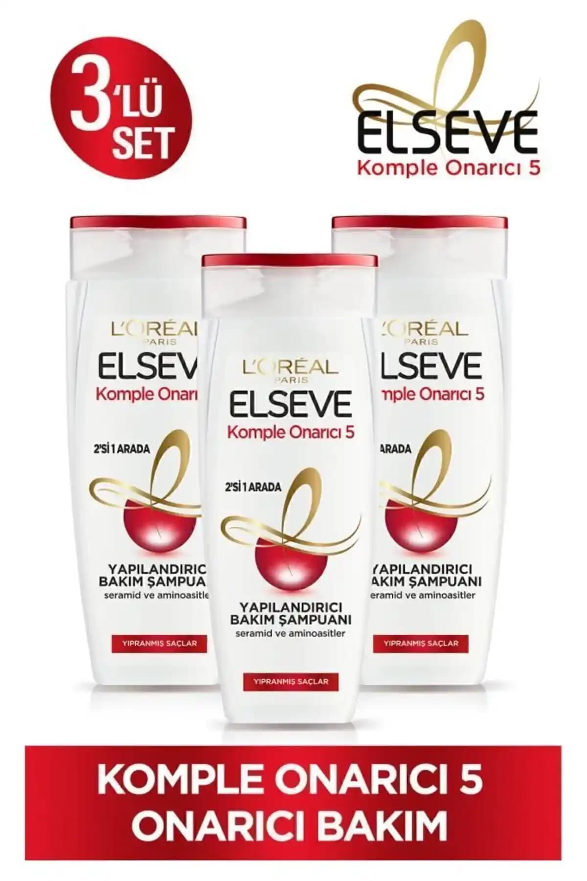 Elseve Komple Onarıcı 5 Yapılandırıcı Bakım Şampuanı - Saçınızı Derinlemesine Besleyin