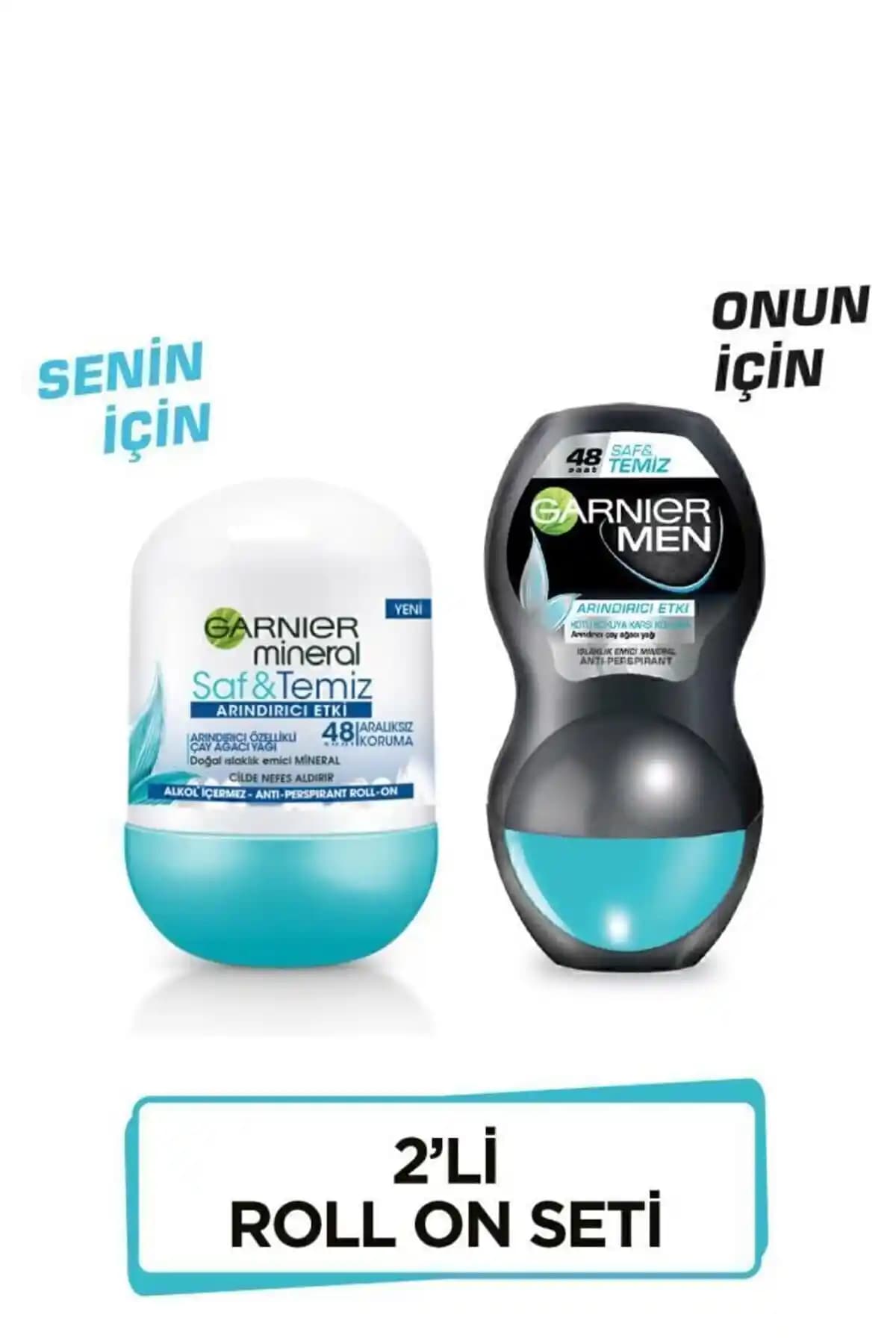 Garnier Mineral Kadın ve Erkek Roll-on: Uzun Süreli Koruma ve Ferahlık Sağlıyor