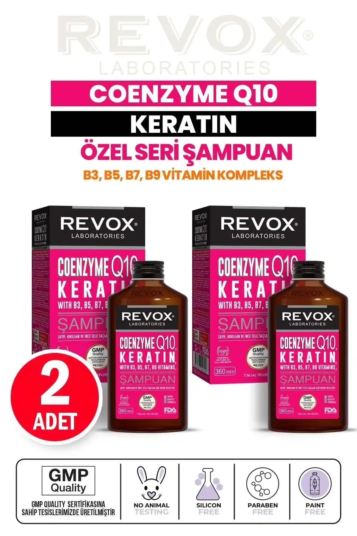 Revox Coenzyme Q10 Keratin Vitamin Kompleks Şampuan İle Saç Bakımında Gentlekç