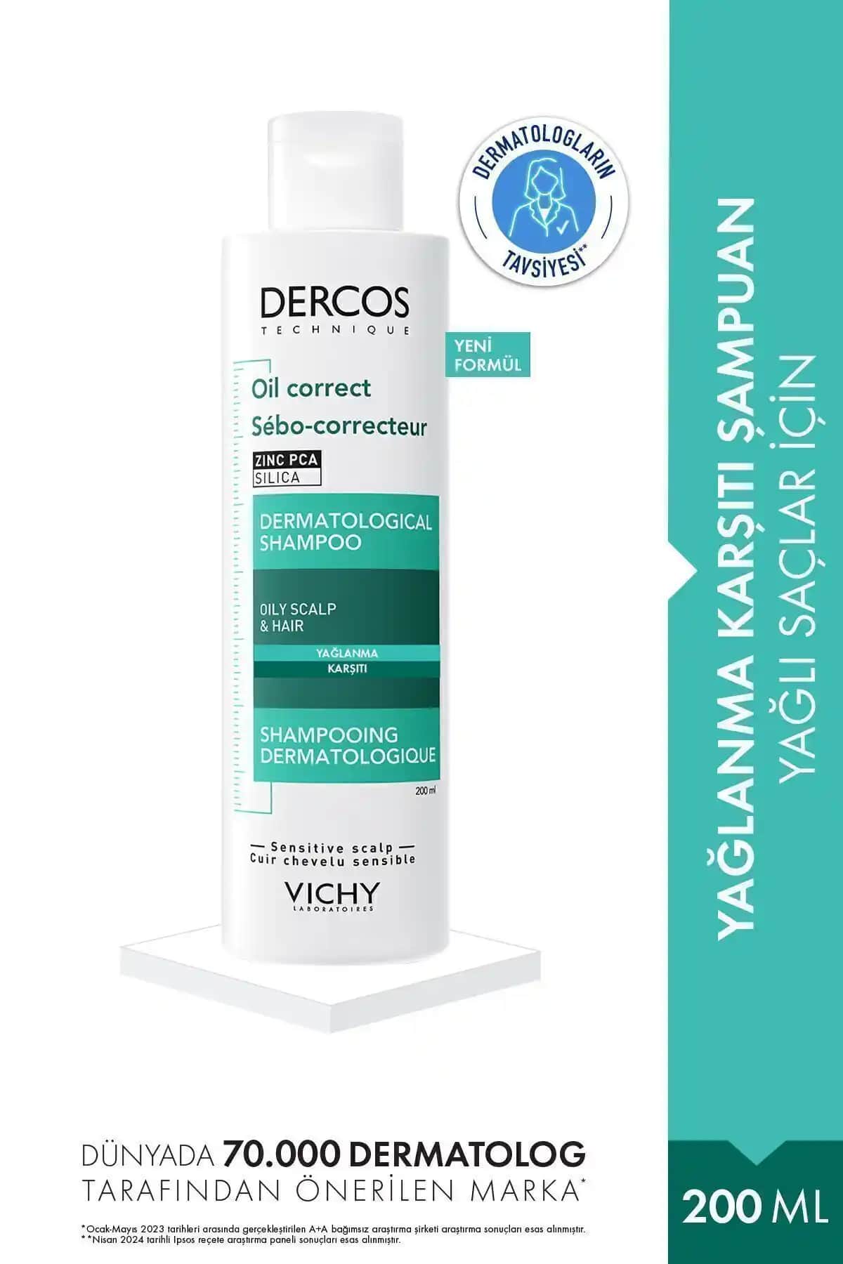 Vichy Dercos Oil Control: Yağlı Saçlar İçin Etkili Bakım Şampuanı İncelemesi