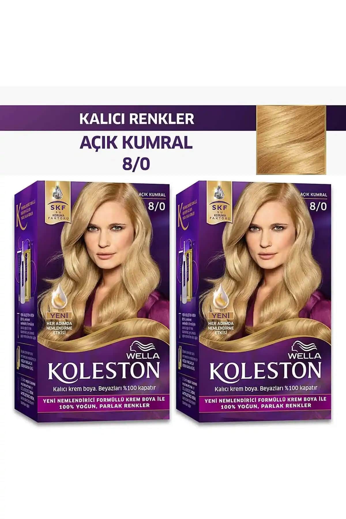 Wella Koleston Kit Saç Boyası 8/0 Açık Kumral: Kalıcı ve Doğal Renk Deneyimi