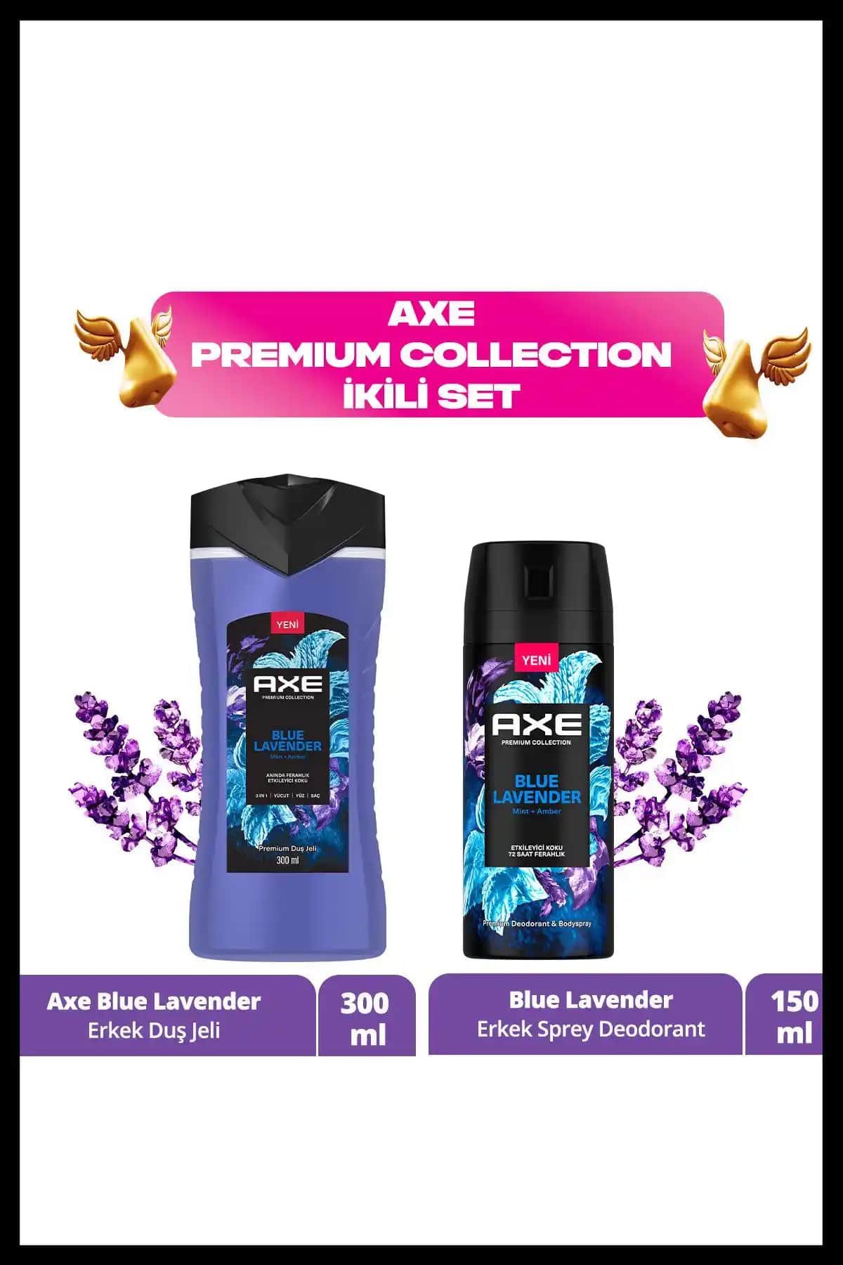 Axe Premium Duş Jeli ve Deodorant Seti: Ferahlık ve Pratiklik Bir Arada