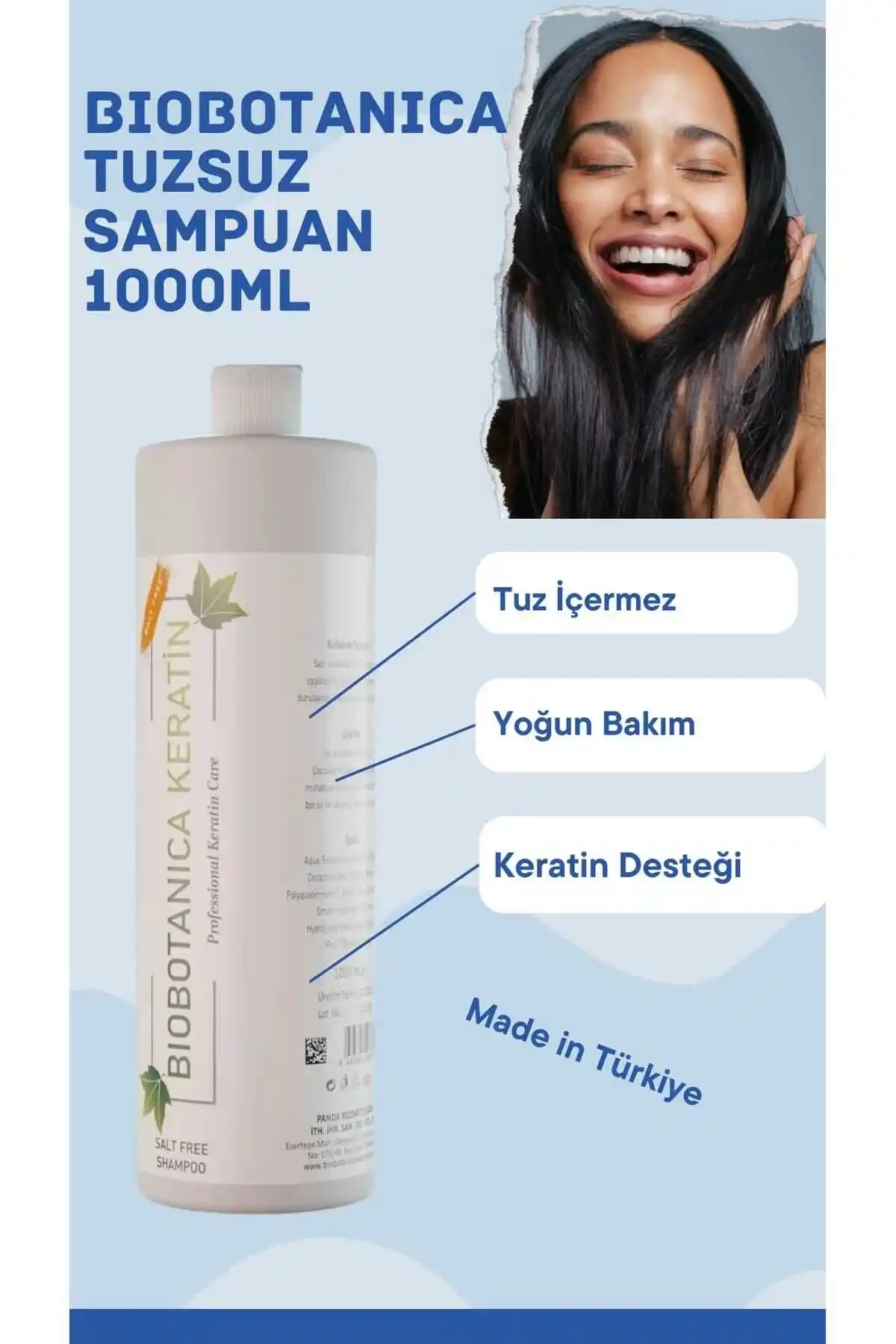 Biobotanica Tuzsuz Şampuan: Tüm Saç Tipleri İçin Doğal ve Etkili Bakım Ürünü