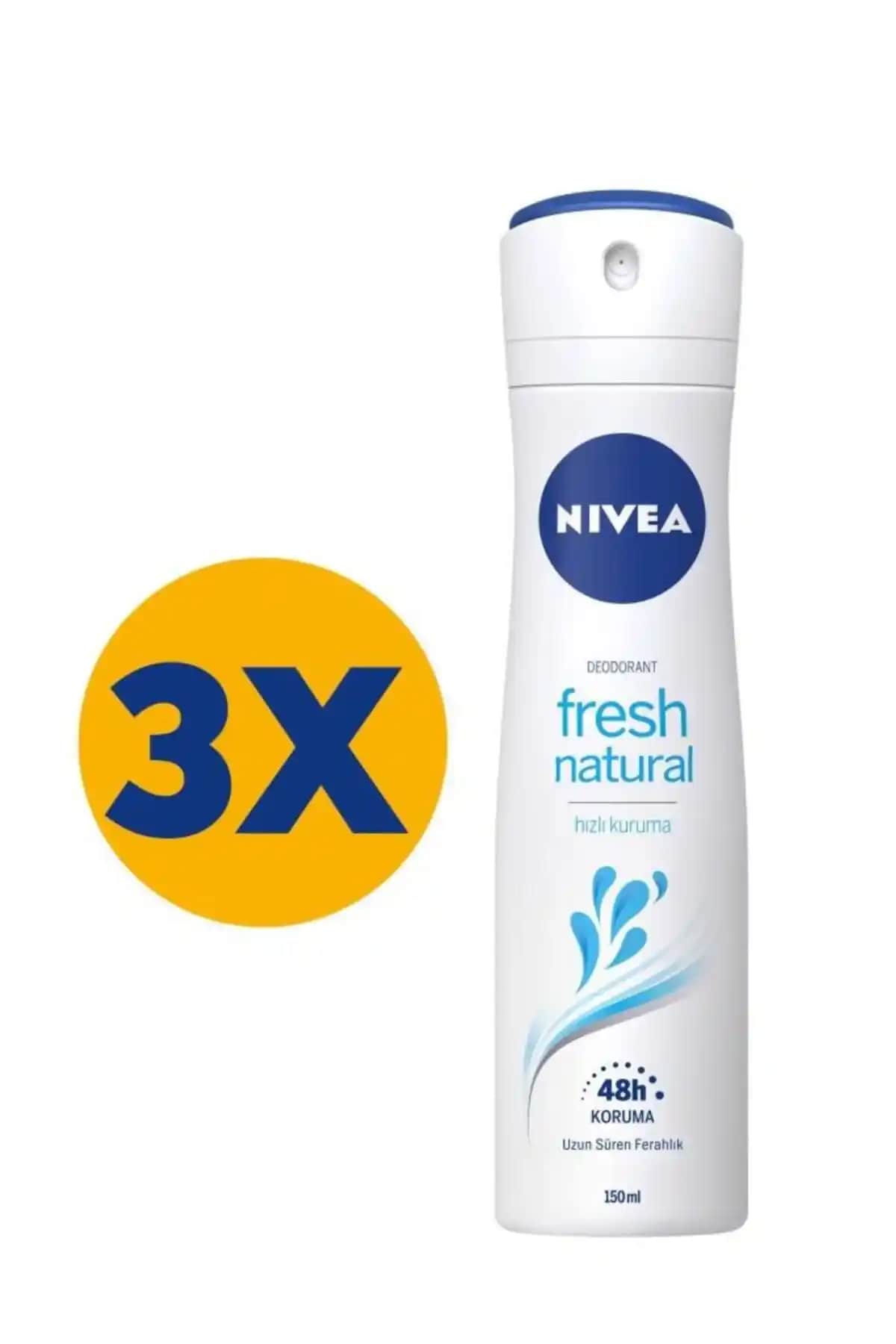 NIVEA Kadın Sprey Deodorant Fresh Natural: Doğal Ferahlık ve Koruma İnikası